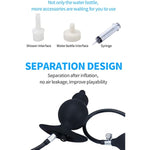 Inflatable Anal Plug With Pump And Anal Shower Enema Silicone, Fetish Bdsm Anal Sex Large Anal Plug Dilator, Prostate Stimulation Vaginal Anal Dildo Anal Sex Toy