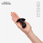 Adult Toys | Bootie Butt Plug Sex Toy | Curved Anal Plug Adult Toy | Sex Toys For Women, Men, & Couples (Small Black)