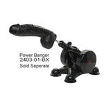 Doc Johnson Vac-U-Lock CodeBlack - Realistic Hung - 12 Inch FIRMSKYN Dildo with Massive 8.5 Inches of Girth - F-Machine and Harness Compatible - for Adults Only, Black