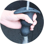 Silicone Anchor Butt Plug Douches Enema Anal Plug Hollow Anus Dilator Prostate Massager Vaginal Stimulation With Narrow Flared Base For Men Women