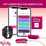 Sphinx Vibrating Nipple Clamp Set - Smartphone-Controlled Nipple Stimulator With App Sharing - Usb Rechargeable - Cute Gifts For Her - Small Gifts For Adults - Pink