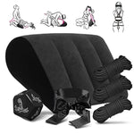 Sex Toys Pillow Position Cushion Sex Bondage Ropes Kit-Inflatable Ramp Sex Dice Sex Game Sex Furniture Couples Toy Positioning For Deeper Position Support Pillow Bdsm Kit Bondage Blindfold