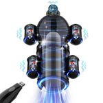 Electric Sleeve Pocket Puzzy For Men Machine Device Pocket Puzzy Male Viboators For Man Machine Devices Suction Blowjobob Machine Testical Stretcher Men Underwear Qz9-2N