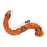 Long Anal Dildo Monster Tentacle Dildo Liquid Silicone Spiral Butt Plug with Powerful Suction Cup for Prostate Massage Anal Training Adult Fantasy Sex Toy for Men Women Couples (S)