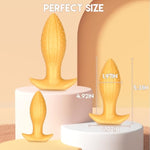 1.97" Big Butt Plug Anal Toy: Ultra Soft Anal Plug Mango Shape Anal Dildo With Curved Base, Wearable Fantasy Dildo Anus Dilator Prostate Massage For Advanced Players(M)