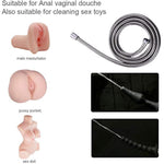 Silicone Anal Plug Trainer Kit & Enema Bulb, Anal Cleaner With 2 Replaceable Nozzles