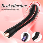 Realistic G Spot Dildo Vibrator,Sex Toys Clitoris G Spot Anal Stimulator With 10 Powerful Vibration Mode, Adult Toys Waterproof Powerful Vibrator For Couples (Black)
