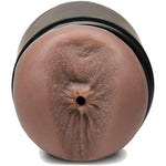 Mistress Double Shot Pussy & Ass Stroker Masturbator Made With Realistic Bioskin? For Men & Couples. Textured Inner Tunnel For Stimulation With Realistic Anus & Vagina - Dark