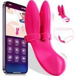 Adult Sex Toys Vibrator 9 Vibration Mode And App Remote Control G Spot Clitoris Finger Vibrators Panties Wear Nipple Clamps Penis Cock Rings Rose Sex Toy For Men Women Dildo Vibrating Couple Sexy Game