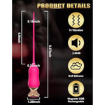 Vibrating Urethral Sound Dilator Male Sex Toy - Silicone Urethral Vibrator Dilator With 10 Vibration Modes, Urethral Sounds Penis Plug Stretcher Adult Sex Toys For Women Men Stimulation