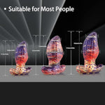 Silicone Anal Plug Set, Liquid Silicone Anal Massage Anal Ball For Beginner Advanced Men Women Three Set