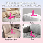 7.09" Sit and Ride Vibrator Dildos Women Sex Toys with 9 Vibrating Modes Adult Toys Sex Chair Sex Machine for Stimulation Remote Ride G Clit Anal Vibrators Dildo (Anal Head,Fuchsia)