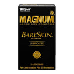 TROJAN MAGNUM Bareskin Large Size Condoms, Bareskin Condoms, TROJAN Condoms, 10 Count