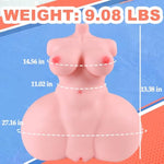 9.08 Lbs Sex Dolls Male Masturbator, Adult Sex Toys With Realistic Boobs Vagina And Anus, Sex Toys For Men Sex Doll Torso With Pocket Pussy 3D Textured For Men Masturbation