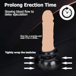 Soft Silicone Testicle Toys Male Cbt Bondage Set Chastity Devices Ultra-Stretch Scrotal Restraints Trainer Kit Bdsm Cock And Ball Torture For Stamina Training & Pleasure Control Adult Sex Toys Black