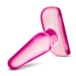 Blush B Yours 4" Eclipse Pleaser Butt Plug - Beginner Anal Trainer With Soft Tapered Tip - Slim Insertion Bum Plug, Body Safe Pvc Anchor Base - Adult Anal Sex Toy For Women, Men & Couples - (Pink)