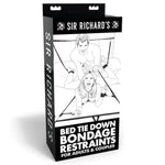 Sir Richard's Ultimate Nightfall Bed Bindings System BDSM Bedroom Bondage Restraint Set. No Posts Needed Fits on Any Size Mattress or Couch Wrist & Ankle Padded Cuffs Fetish Couples Sex Toy