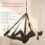 Sex Swing Bdsm Sex Toys Bondage Slave Hanging Sex Slings With Sturdy Iron Frame And Soft Adjustable Straps, 530Lbs Capacity Hanging Handcuffs Leg Restraints Intimate Bedroom Sex Toys For Couple