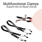 Labia Spreader Straps Clip Nipple Clitoris Clamps Bdsm Bondage Restraint Kit Vagina Peeping Stimulator Pussy Massage Exotic Sex Toys For Adult Games Women Female