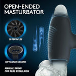 Male Masturbators Men Sex Toy Automatic Penis Massager Male Vibrator With 10 Vibrating Modes Mens Stroker Blowjob Machine Open-Ended Penis Pocket Pussycats Masturbators Sex Toy For Men Penis Vibrator