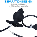 Inflatable Anal Plug With Pump And Anal Shower Enema Silicone, Fetish Bdsm Anal Sex Large Anal Plug Dilator, Prostate Stimulation Vaginal Anal Dildo Anal Sex Toy