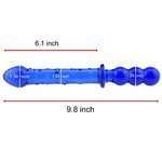 Crystal Dildo Wand Glass Wand Anal Plug Massager Beads