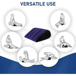 Sex Position Pillow Inflatable Sex Cushion - Sex Inflatable Pillow For Deeper Position Support Adults Sex Toy Inflatable Ramp Sex Furniture Couples Toy Bedroom For Men Women Couples (Blue)