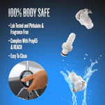 Blush Performance Penis Pump Upgrade Kit - 11.8β Silicone Tube W/Male & Female Connectors - Adult Sex Toys Pump Accessories - Compatible W/Nterchange System, Temptasia & Performance Pumps - (Black)