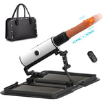 Sex Machine Automatic Thrusting Machine For Men And Women Cowgirl Sex Furniture For Bedroom Heating Flapping Vibrator With Remote Control (Black)