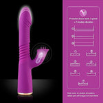 Handheld Sex Machine, 3 Speed Thrusting Dild, Rabbit Vibrator With Multiple Modes, Clitoral And G-Spot Stimulator