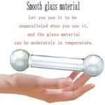 Glass Dildo Double-Ended Butt Plug Anal Beads,Glass Dildo G-Spot Wand Anal Beads Butt Plug Dual Ended P-Spot Stimulator Fetish Prostate Massager Masturbation Sex Toy For Men Women(M)
