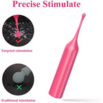 High-Frequency G Spot Clitoral Vibrator For Women - Super Powerful Mini Clitoris Stimulator With 10 Vibration Modes, Rechargeable Vibrating Massager Wand For Women For Sex Barbie Pink