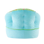 Cocomelon Blue Polyester Round Bean Bag, Jj, Cody, & Nina