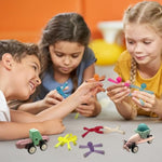 Enhanced Grip Magnetic Fidget Toys 10 Pack Strong Magnets - Travel Entertainment Sensory Toys Kids Ages 3-12 Adhd Autism - Quiet Classroom Airplane Car - Desk Toys Adults - Stress Relief