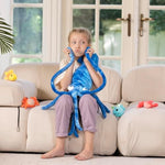 5Pcs Giant Squid Stuffed Animal 41.3" With Small Marine Clownfish,Crab, Seahorse, Angler Fish Baby Plush Toys, Adorable Bulk Ocean Animal Plushies Gifts For Squid Toys Lover,Kids,Boys,Girls