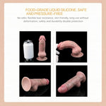 Realistic Dildo, A 7-Inch Artificial Pinis Penetrates Into The G Spot Of A Woman'S Vagina Liquid Silicone Suction Cups A Hands-Free Dildo Masturbator For Both Men And Women