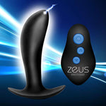 64X Pro-Shocker, Vibrating And E-Stim Prostate Plug | Shocking Butt Plug For Men, Easy Electro Stimulation For Intense Prostate Pleasure | Body Safe Silicone, Remote Included, Black