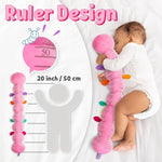 Baby Toys Musical Caterpillar,Infant Stuffed Animal Toy With Crinkle And Rattles,Soft Sensory Toys With Textures For Tummy Time Newborn Boys Girls 0 3 6 12 Months(Pink)