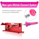 8.59" Silicone Tentacle Dildo With Kliclok System For Premium Sex Machine, 7.04" Insertable Length, Max Circumference 5.91", Unisex Monster Sex Toy