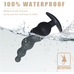 Silicone Anal Plug,Buttplug,Anal Toy For Man And Woman.Comfortable And Pleasurable Anal Toys For Long Time Wear .Premium Silicone Material Anal Sex Toys.Anal Plugs For Anal Training (Five Beads)