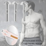 Stainless Steel Urethral Catheter Hollow Penis Plug Metal Urethral Sound Smooth Masturbation Rod Urethral Dilator Plug For Men(8Mm)