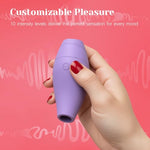 Pockiss Palm Sucking Vibrator, Women Clit Sucker Adult Sex Toy