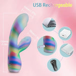 G-Spot Rabbit Vibrator Sex Toys - Powerful Vagina Anal Clitoris Massager Stimulator With 10 Vibration Modes, Waterproof Rechargeable Silicone Dildos Prostate Vibrators Adult Toys For Women Orgasm