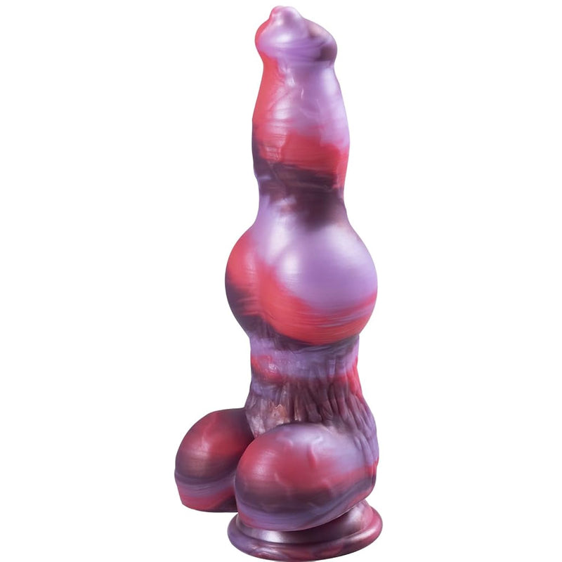 9.8" Monster Dildo Dog Dildo With 2 Big Knots, Knot Dildo With Strong Suction Cup, Huge Dildo Lifelike Skin-Touching Feeling, Fantasy Dildo Sex Toys For Women, Men, Gays Couples