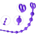 Vibrating Anal Beads + Silicone Anal Beads