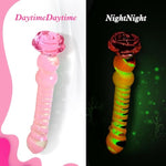Anal Glass Dildo Anal Toys - Anal Butt Plug Anal Beads Adult Sex Toys, Borosilicate Glass Dildo Glow In The Dark, G Spot Dildo Vibrator Vagina Clitoral Stimulator Sex Toys For Men Women Couples 8''