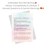 First Date Energy – Conversation Cards For Couples With 100 Questions & Fun Games – Card Games For First Dates, Deep Connection & Laughs – Great Couples Gift & Date Night Game