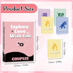 Couples Games For Adults, Couples Games For Date Nights, Deep Relationship Conversation And Adventure Cards Game, Romantic Gifts For Anniversary Valentines For Him And Her