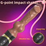 Dildo Thrusting Vibrator Sex Toys For Women - Realistic Dildos For G Spot Anal Stimulation With 3 Thrusting & 10 Vibration & Heating Mode, Blowjob Silicone Dildo Adult Toy For Woman Couple