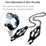 Bdsm Nipple Toys Nipple Clamps With Chain, Non-Piercing Nipple Body Clip Breast Clit Stimulation For Women Adults Sex Toys, Breast Sexual Pleasure Bondage Gear Accessories For Couple Role Play Game